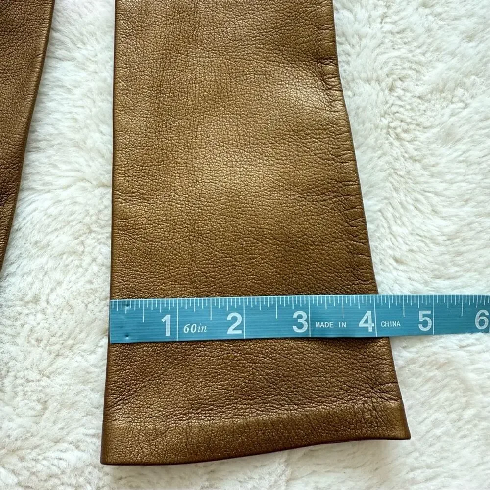 CHANEL women bronze gloves Authentic